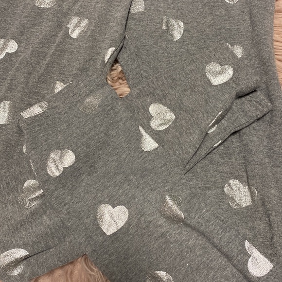 Girls Heart Leggings - Picture 3 of 4